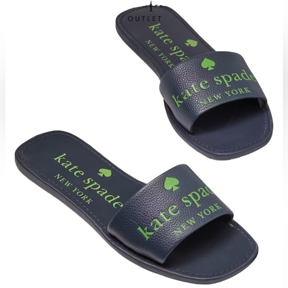 NWT NIP Kate Spade Peyton Sandals Blue Green - Picture 1 of 4